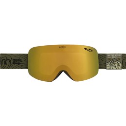 CAIRN Masque de ski ORIGIN PURE CLX3 - MAT KHAKI