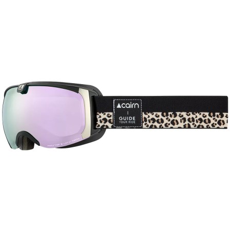 CAIRN Masque de ski PEARL SPX3 - MAT BLACK LEOPARD