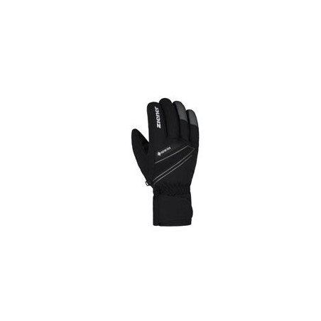 ZIENER gants de ski GUNAR - BLACK MAGNET GRAPHITE
