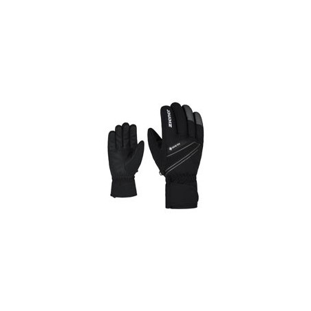ZIENER gants de ski GUNAR - BLACK MAGNET GRAPHITE