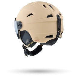 CAIRN Casque de ski ELECTRON VISOR - MAT BISCUIT