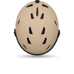 CAIRN Casque de ski ELECTRON VISOR - MAT BISCUIT