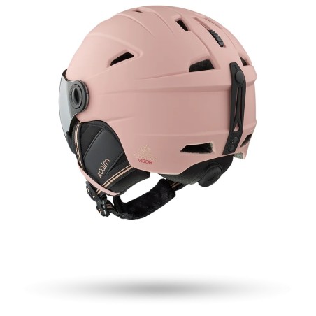 CAIRN Casque de ski ELECTRON VISOR - MAT DUST PINK