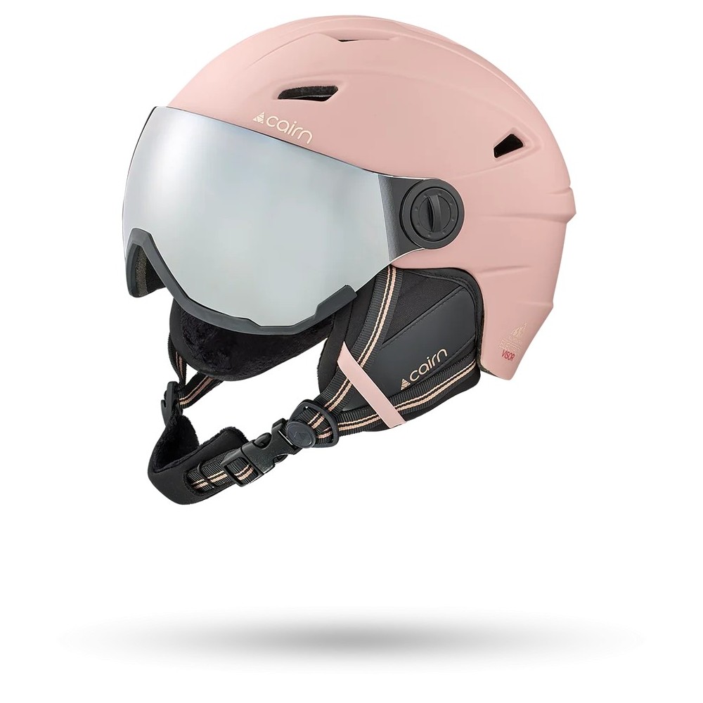 CAIRN Casque de ski ELECTRON VISOR - MAT DUST PINK