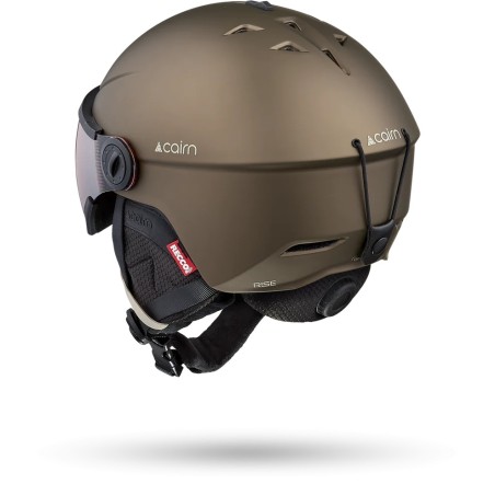 CAIRN Casque de ski RISE PHOTOCHROMIC - PURE MAT BRONZE