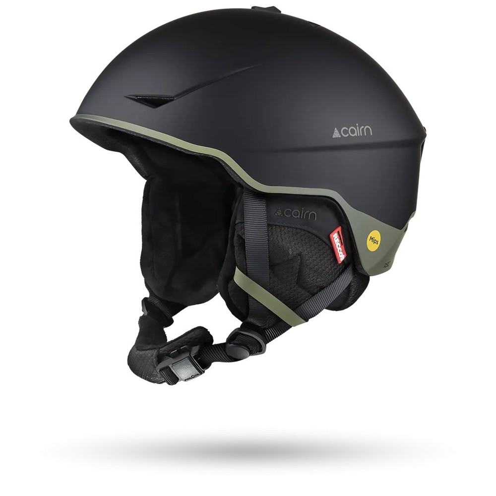 CAIRN Casque de ski RISE MIPS® - MAT BLACK KHAKI