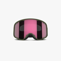 LOUBSOL Masque de ski LS3 - ESS KAKI PH ROSE 1-3