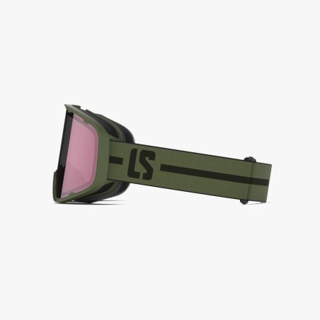 LOUBSOL Masque de ski LS3 - ESS KAKI PH ROSE 1-3