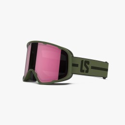 LOUBSOL Masque de ski LS3 - ESS KAKI PH ROSE 1-3
