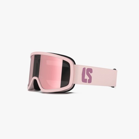 LOUBSOL Masque de ski LS1 - ROSE PALE APEX HD ROSE 3