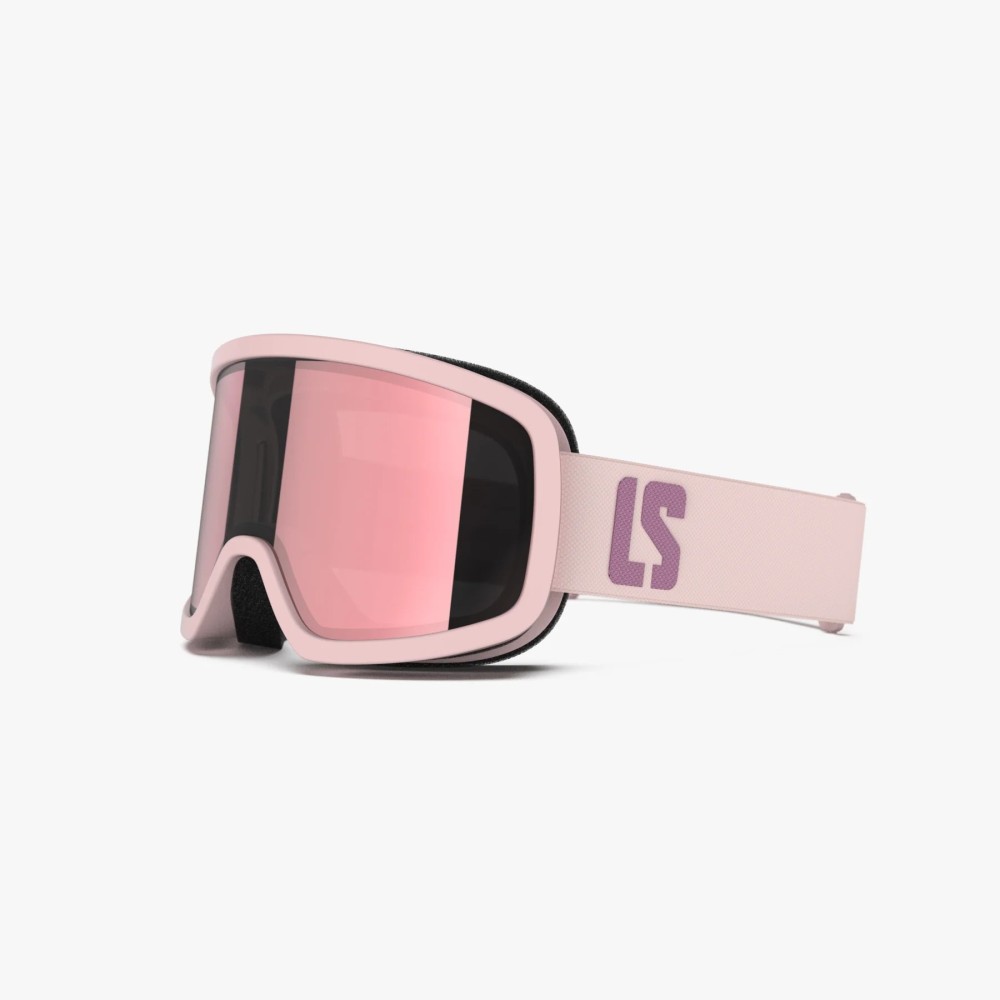 LOUBSOL Masque de ski LS2 - ROSE PALE MI ROSE 3