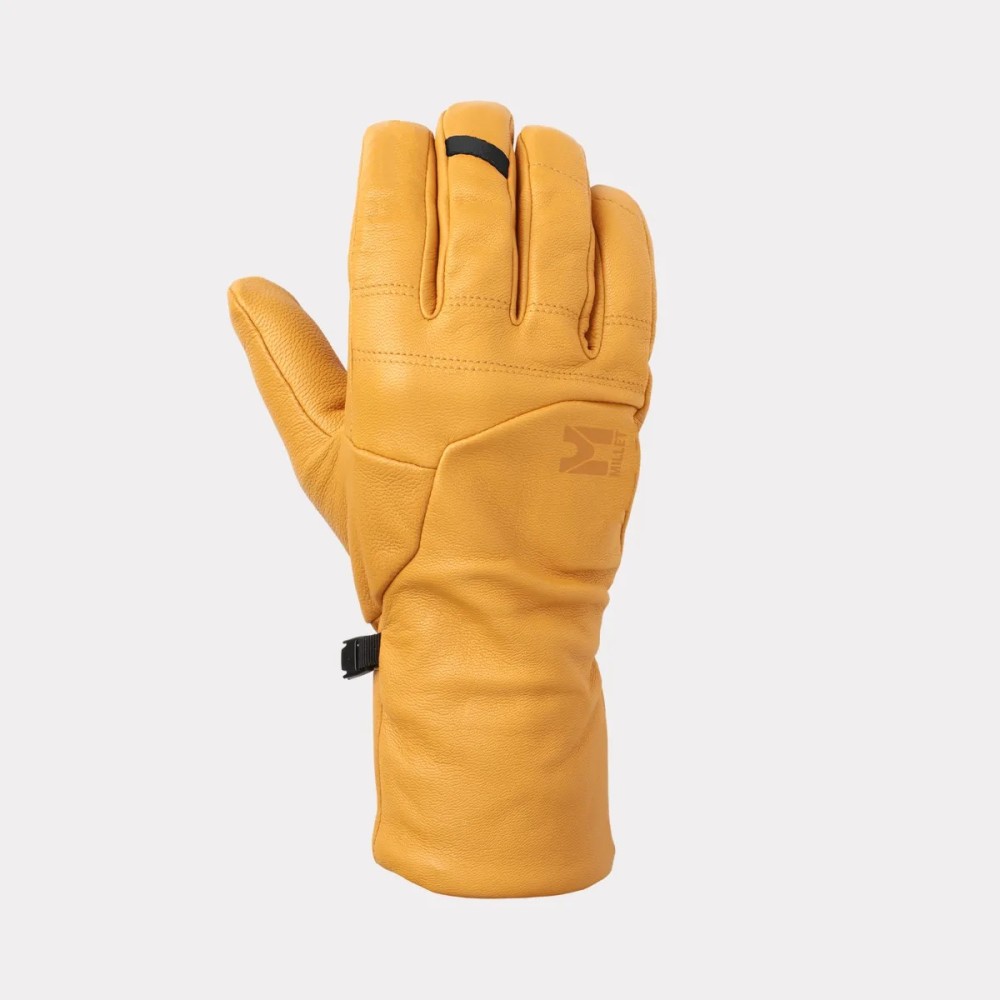 MILLET gants randonnée LEATHER SHERPA - HONEY MUSTARD