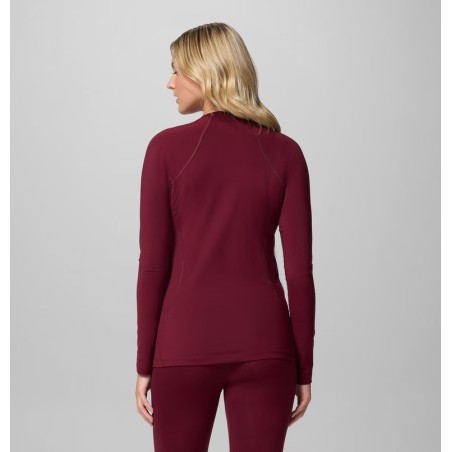 COLUMBIA Haut à manches longues Midweight Stretch Femme - RICH WINE