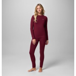 COLUMBIA Haut à manches longues Midweight Stretch Femme - RICH WINE