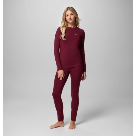 COLUMBIA Haut à manches longues Midweight Stretch Femme - RICH WINE
