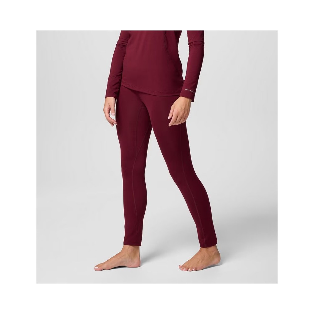 COLUMBIA Collant Technique Midweight Stretch Femme - RICH WINE