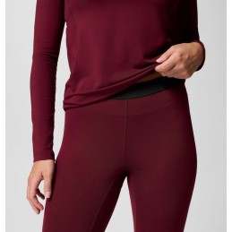 COLUMBIA Collant Technique Midweight Stretch Femme - RICH WINE