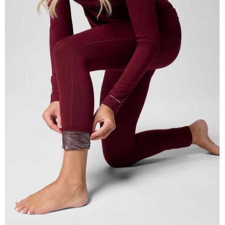 COLUMBIA Collant Technique Midweight Stretch Femme - RICH WINE