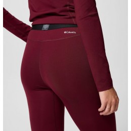 COLUMBIA Collant Technique Midweight Stretch Femme - RICH WINE