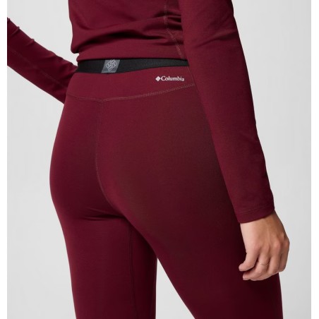 COLUMBIA Collant Technique Midweight Stretch Femme - RICH WINE