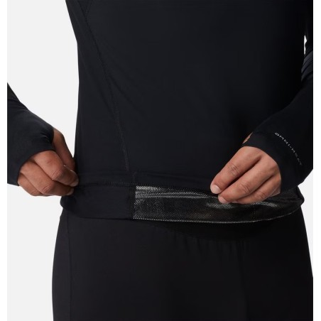 COLUMBIA Sous-vêtement technique à demi-zip et manches longues Midweight Stretch Homme - BLACK