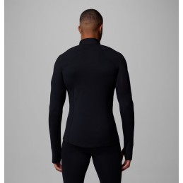 COLUMBIA Sous-vêtement technique à demi-zip et manches longues Midweight Stretch Homme - BLACK