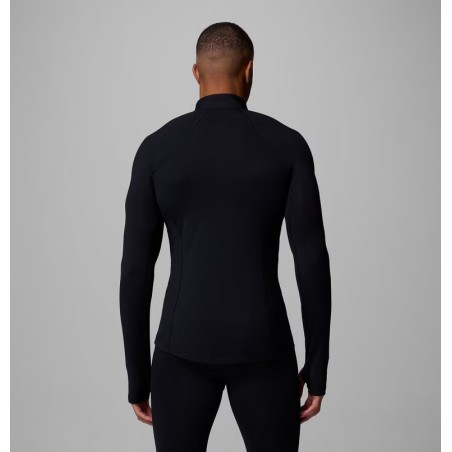 COLUMBIA Sous-vêtement technique à demi-zip et manches longues Midweight Stretch Homme - BLACK