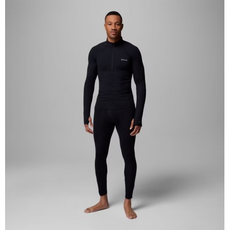 COLUMBIA Sous-vêtement technique à demi-zip et manches longues Midweight Stretch Homme - BLACK