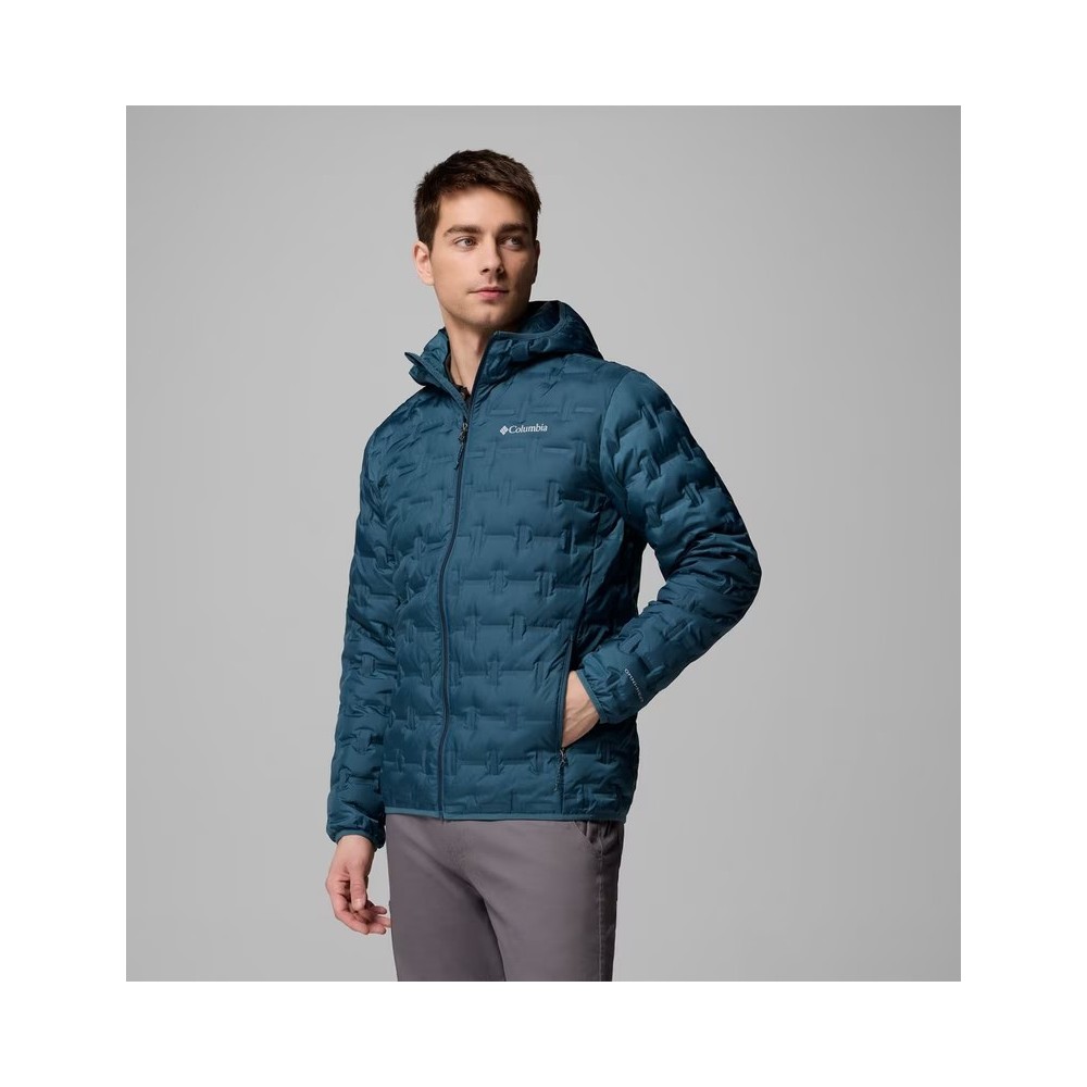 COLUMBIA Doudoune À Capuche en Duvet Delta Ridge Homme - EVERBLUE