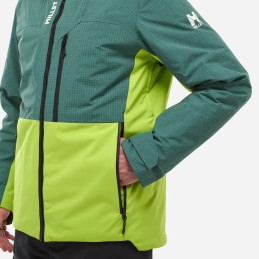 MILLET veste de ski GRANDS MONTETS PEAK - BOTTLE/MACAW