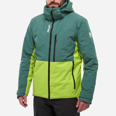 MILLET veste de ski GRANDS MONTETS PEAK - BOTTLE/MACAW