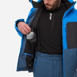 MILLET veste de ski GRANDS MONTETS PEAK - ICON BLUE/DARK DENIM