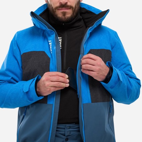 MILLET veste de ski GRANDS MONTETS PEAK - ICON BLUE/DARK DENIM