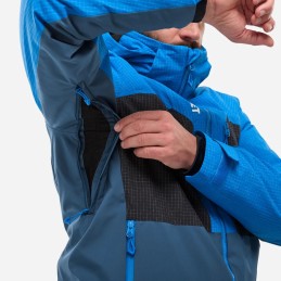 MILLET veste de ski GRANDS MONTETS PEAK - ICON BLUE/DARK DENIM