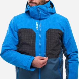 MILLET veste de ski GRANDS MONTETS PEAK - ICON BLUE/DARK DENIM