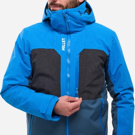 MILLET veste de ski GRANDS MONTETS PEAK - ICON BLUE/DARK DENIM