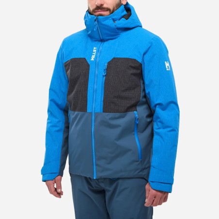 MILLET veste de ski GRANDS MONTETS PEAK - ICON BLUE/DARK DENIM