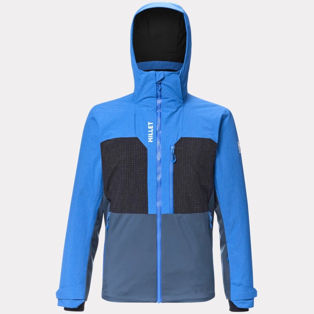 MILLET veste de ski GRANDS MONTETS PEAK - ICON BLUE/DARK DENIM