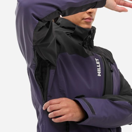 MILLET veste de ski GRANDS MONTETS PRO - PURPLE/VELVET