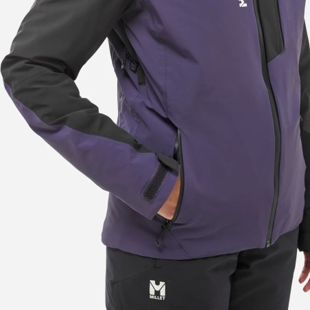 MILLET veste de ski GRANDS MONTETS PRO - PURPLE/VELVET
