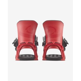 SALOMON Fixations de snowboard DISTRICT - FIERY RED