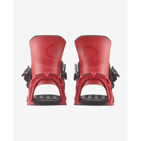 SALOMON Fixations de snowboard DISTRICT - FIERY RED