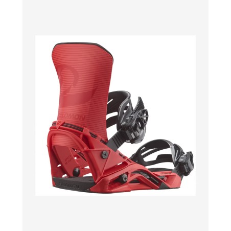 SALOMON Fixations de snowboard DISTRICT - FIERY RED