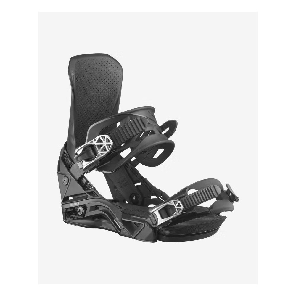 SALOMON Fixations de snowboard DISTRICT - BLACK