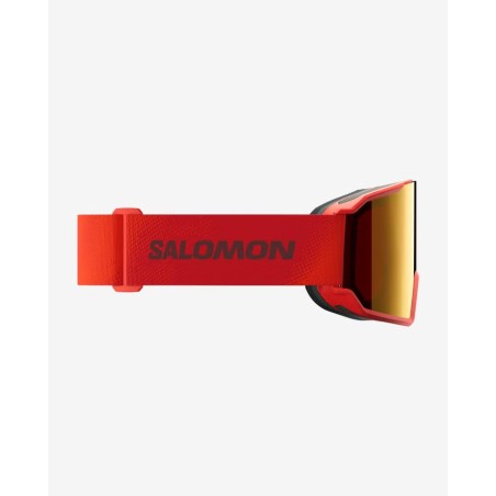 SALOMON Masque de ski S/VIEW 3 - CHERRY TOMATO/MID RED