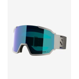 SALOMON Masque de ski S/VIEW 3 - RAINY DAY/MID BLUE