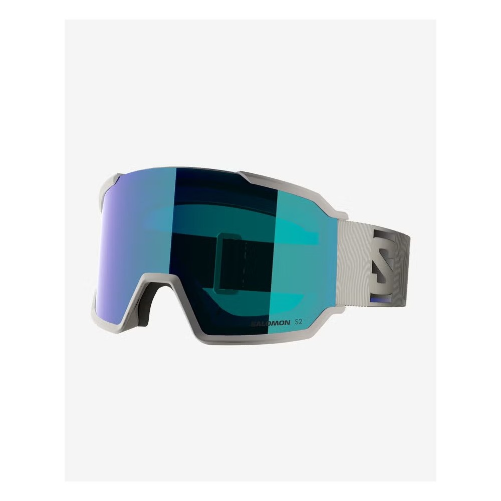 SALOMON Masque de ski S/VIEW 3 - RAINY DAY/MID BLUE