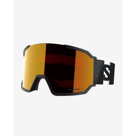 SALOMON Masque de ski S/VIEW 3 - BLACK/MID RED