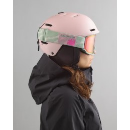 SALOMON Masque de ski S/VIEW 3 - ICERBERG GREEN/RUBY