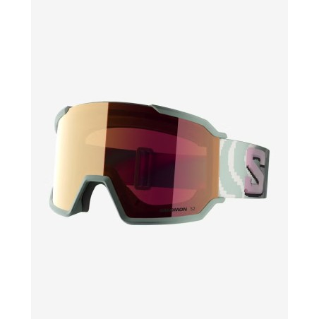 SALOMON Masque de ski S/VIEW 3 - ICERBERG GREEN/RUBY